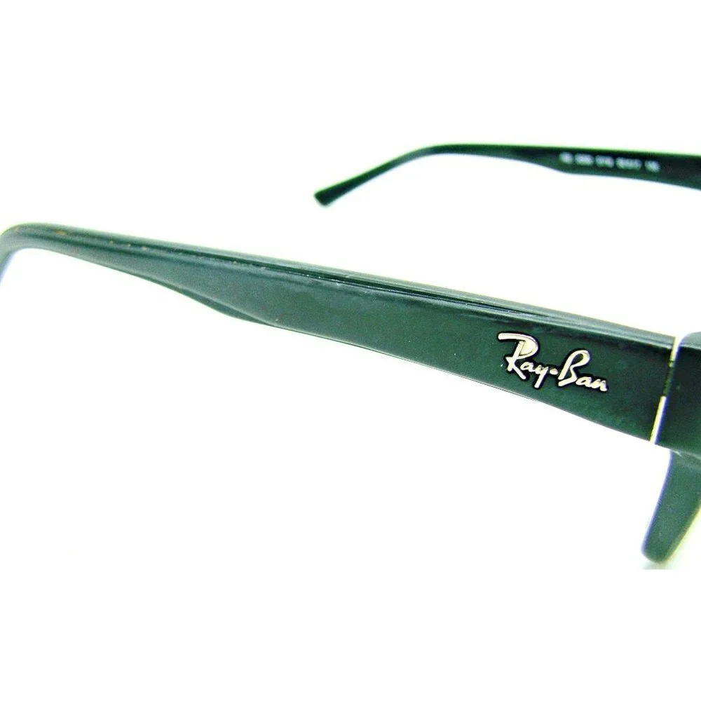 RAY-BAN RX5268 5119 Matte Black Square Frame Plastic Unisex With Case 50-17-135 - Picture 8 of 11